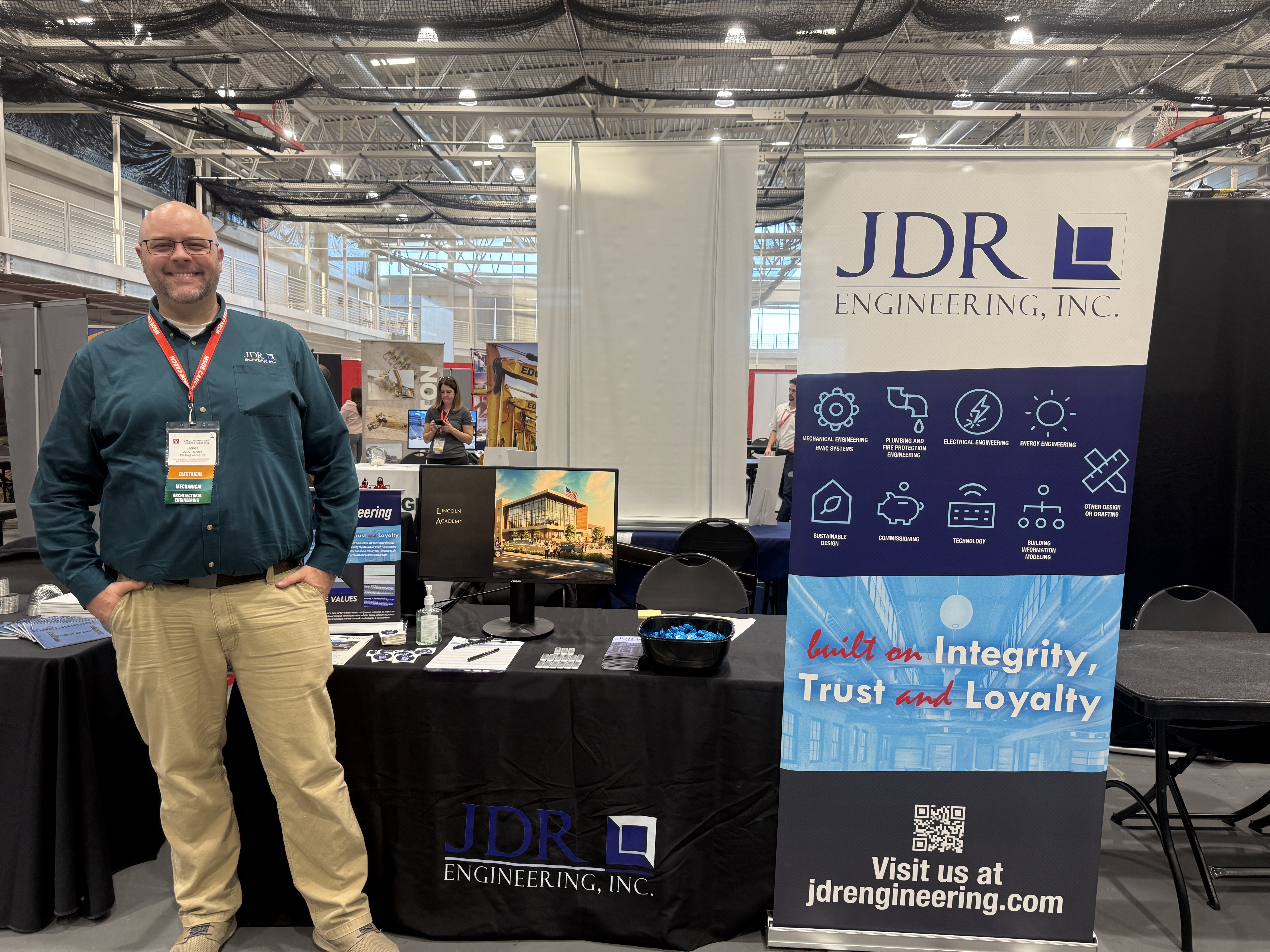 JDR Employee At Career Fair